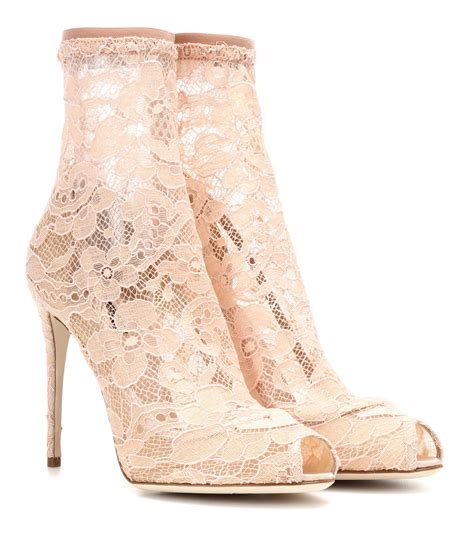 dolce and gabbana pink boots